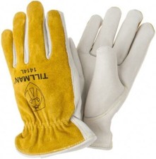 TILLMAN 1414L Cowhide Leather Work Gloves, 1 Pair
