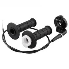 FOR Motorcycle ATV 7/8in Handle Grips Throttle Twist Accelerator Cable Aluminum