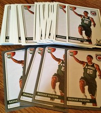 RASHAD VAUGHN 2015-16 ROOKIE INVESTMENT LOT (140) COMPLETE + SILVER PARALLEL RC