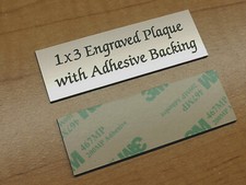 Custom Engraved 1x3 Copper Plaque Tag Plate Personalized Calligraphy Script