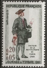 N° 1285**  JOURNEE DU TIMBRE 1961