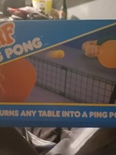 Vintage 1987 Official NERF PING PONG Game! Complete in Original Box! Ball Paddle