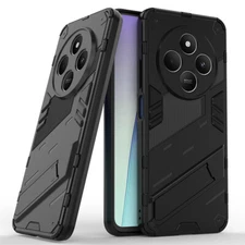 For XiaoMi RedMi 14C 4G, Shockproof Hybrid Armor Back Hard Dual Stand Case Cover