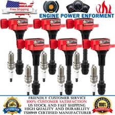 6Pack Ignition Coil & Spark Plug For Nissan Altima Maxima Quest Murano 3.5 UF349