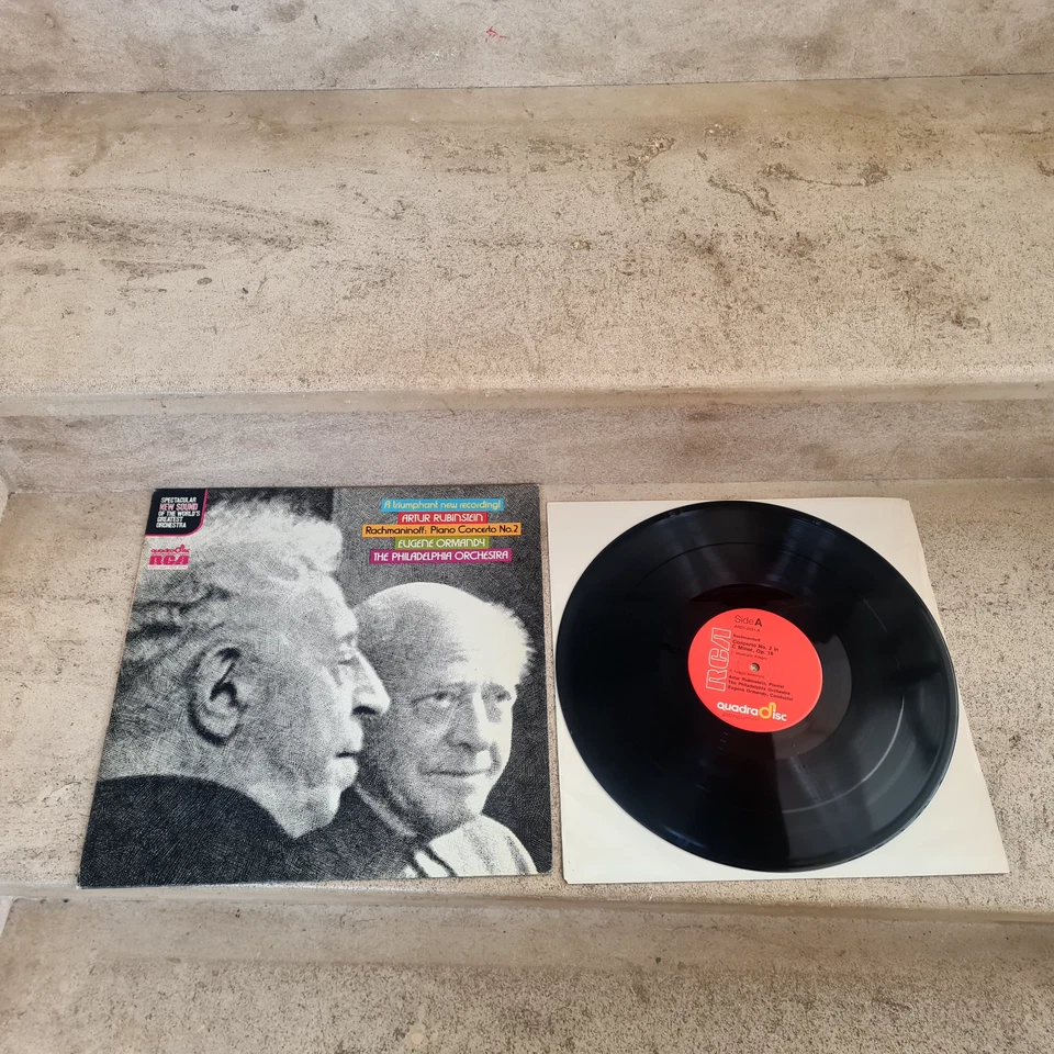 LP / Artur Rubinstein- Rachmaninoff- Ormandy - Piano concerto n°2  (1973) - Photo 4/4