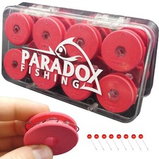 Paradox Fishing Vorfach Box mit 16 Wicklern u...