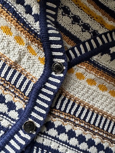 Marc New York Andrew Marc Chunky Button Down Sweater Knitted Cardigan NWT M - Picture 10 of 12