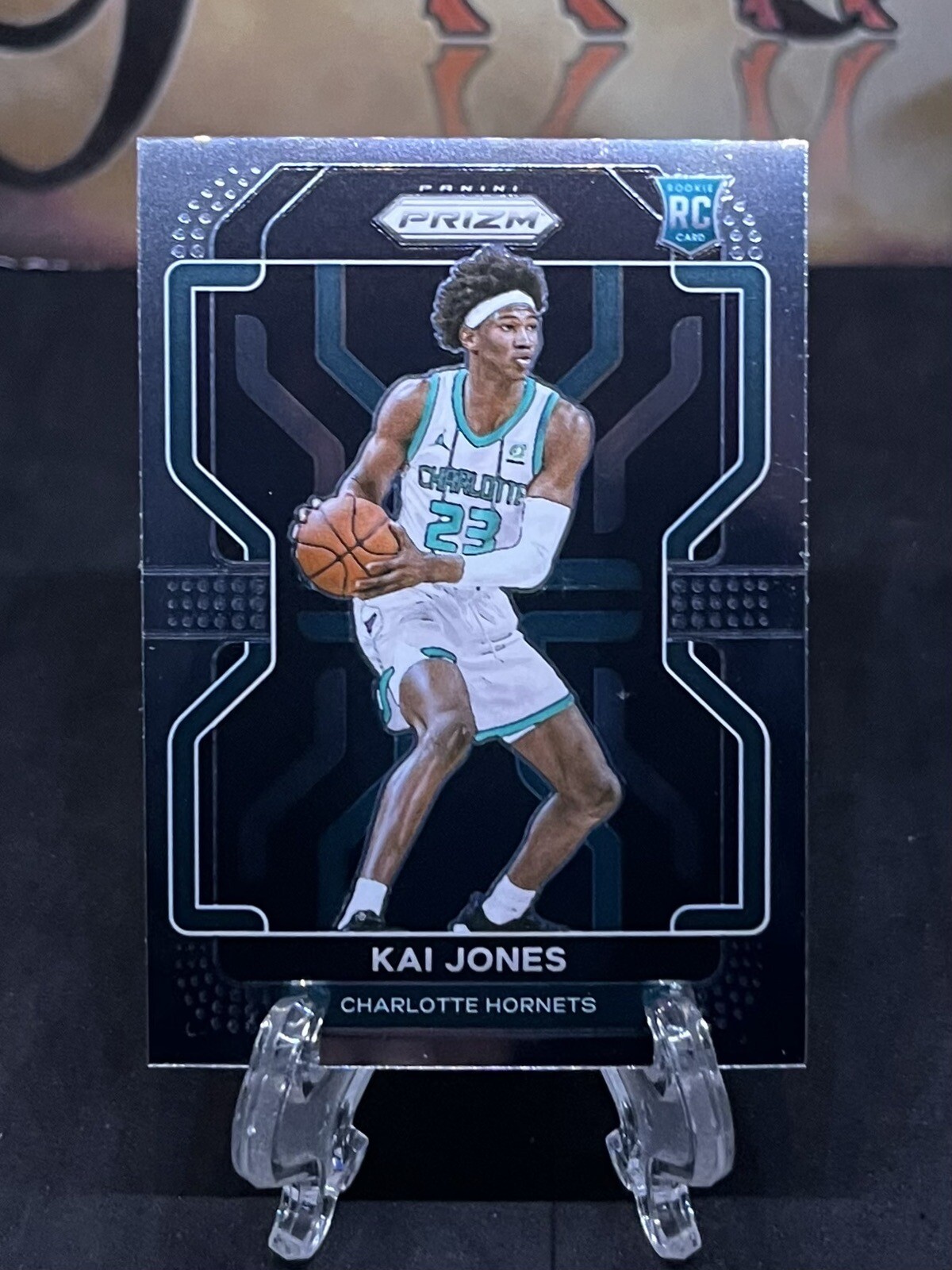 2021-22 Panini Prizm Kai Jones RC #323 Charlotte Hornets