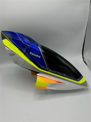 CLOSEOUT SALE! NEW HIROBO PAINTED HELICOPTER CANOPY FURY TEMPEST BY DAVE YOST