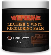 Leather Recoloring Balm & Color Restorer - Multipurpose Dye & Paint for Faded Le