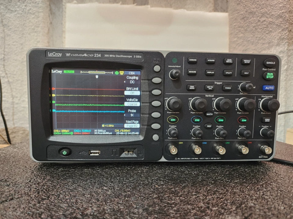 LeCroy WaveAce 234 300MHz 4-Ch 2GS/s Oscilloscope - Image 2 of 3
