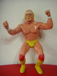 hulk hogan rubber figure