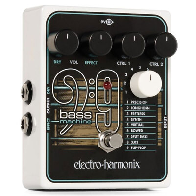 Electro-Harmonix EHX BASS9 Polyphonic Bass Machine Effects Pedal