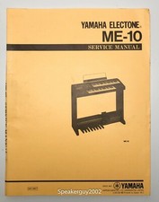 Original Yamaha Electone Organ Service Manual -- ME-10