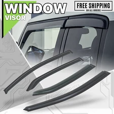Tape-On Window Visor Shade Vent Wind Rain Deflector fit 07-11 Toyota Yaris 4-DR