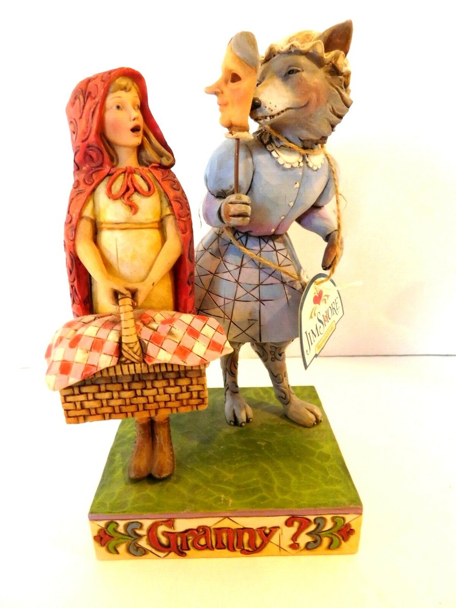 Jim Shore WOLF IN GRANDMA'S CLOTHING 8
