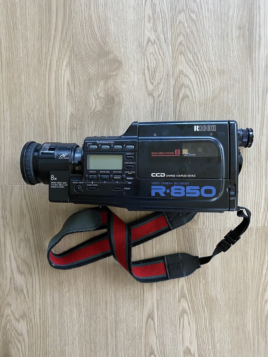 RICOH R-600s ricoh 8mm video system セット Ricoh R-850 Video Camera Recorder Video System 8 CCD NOT TESTED | eBay