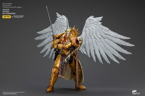 JOYTOY Warhammer Blood Angels Sanguinius Primarch of the 9th Legion 1/18 Figure - Picture 9 of 17