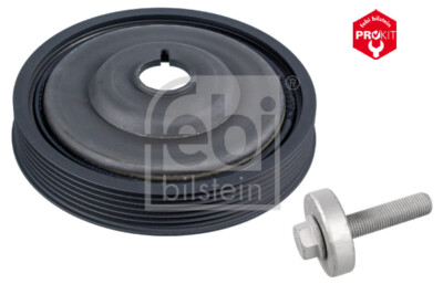 Febi Bilstein 36155 Belt Pulley, Crankshaft for, Dacia, Mercedes-Benz, Nissan, Rena