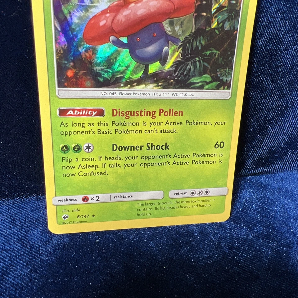 Vileplume 6/147 Holo Rare Burning Shadows Pokemon Card - Image 3 of 4