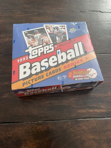 (1) Sealed Jumbo Box Topps Baseball Series 1 (24 Packs) Jeter RC Year Gold