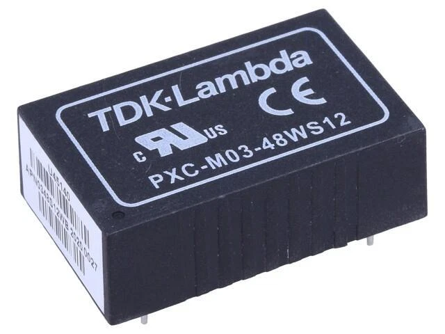 PXC-M03-48WS12 Wandler: DC/DC 3W UEing: 18-75VDC UAusg: 12VDC IAusg: 250mA THT T - Bild 1 von 1