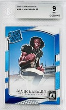 2017 Panini Donruss Optic Alvin Kamara RC Rated Rookie #199 BGS 9 Mint  🔥
