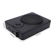 600W Slim Under-Seat Subwoofer Powered Car Truck Sub w/ Amp Kit Speaker 8" New