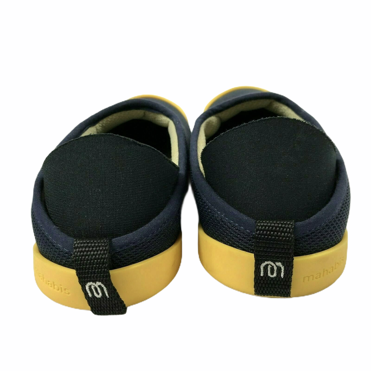 Mens MAHABIS Navy & Yellow SUMMER Slippersa SHOES http:// main image 4