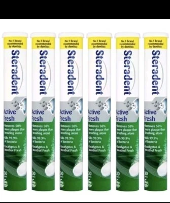 Steradent Tablets Active Fresh 30 x 6