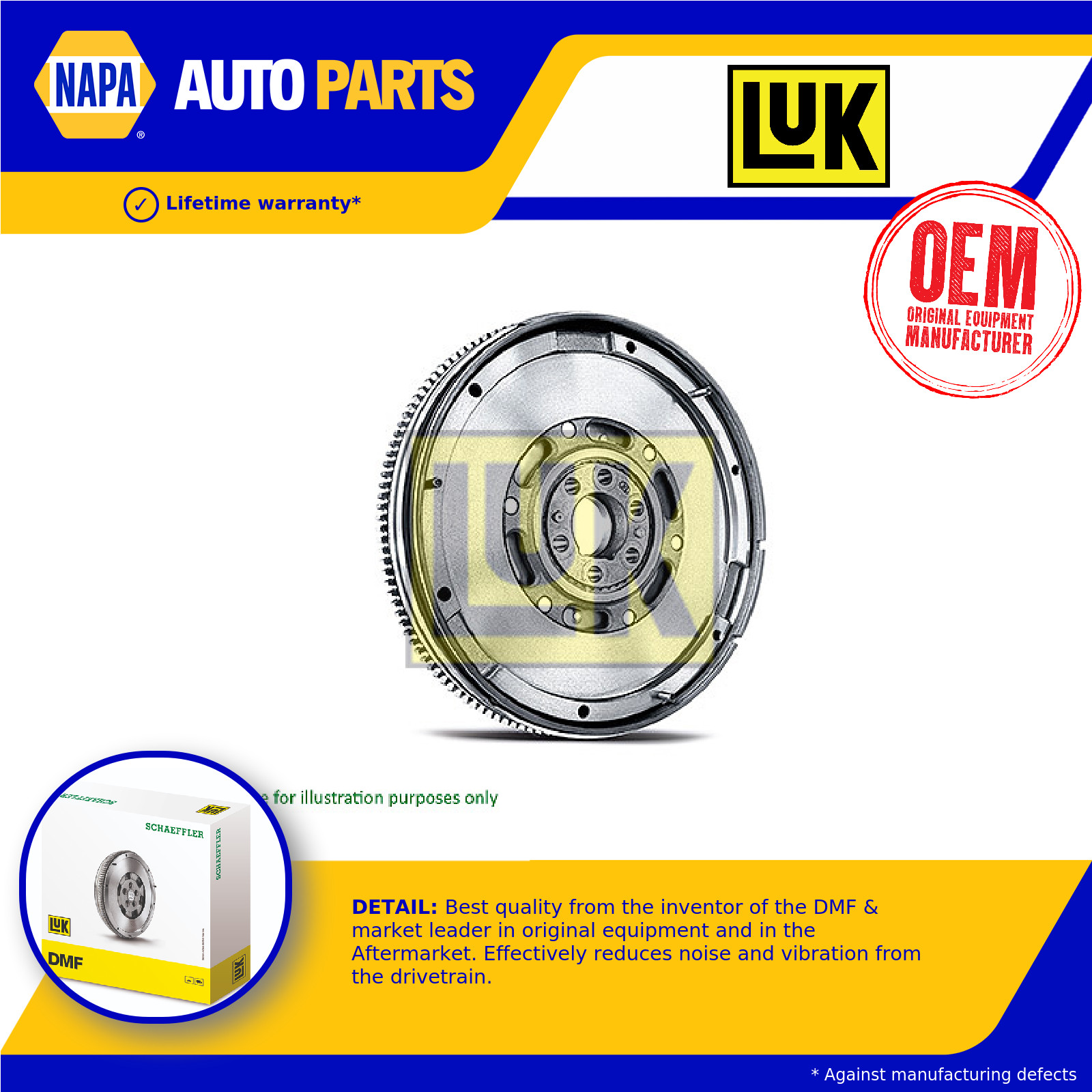 Dual Mass Flywheel DMF fits CITROEN BERLINGO MULTISPACE B9 1.2 2016 on LuK New