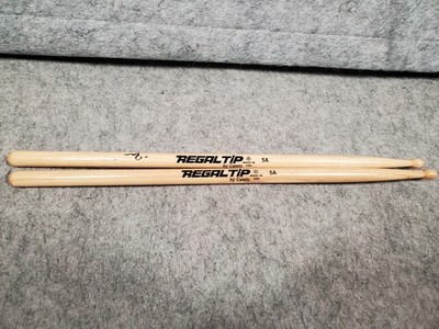 Regal Tip 5A Wood Tip By Calato Drum Sticks Signed 