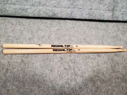 Regal Tip 5A Wood Tip By Calato Drum Sticks Signed 