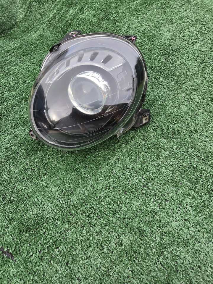 Juego de faros Fiat 500 Abarth 2013-2019 par de carcasas negras izquierda y derecha OEM  Foto 3 de 4
