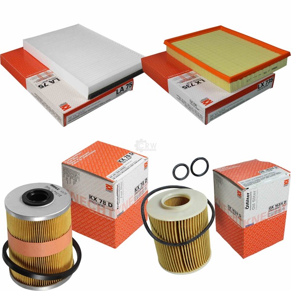 Mahle Kraftstofffilter Kx 78D Innenraum La 75 Luft Lx 735 ÖLfilter Ox 163/4D-image