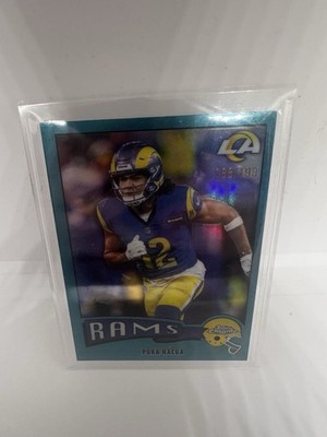 2025 Topps Chrome - 1975 Topps Puka Nacua #1975-19 Refractor /199 aqua 
