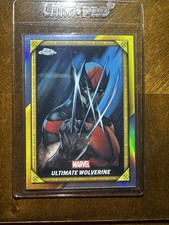 2025 Topps Chrome Deadpool CB11 Ultimate Wolverine Comic Book Gold Card