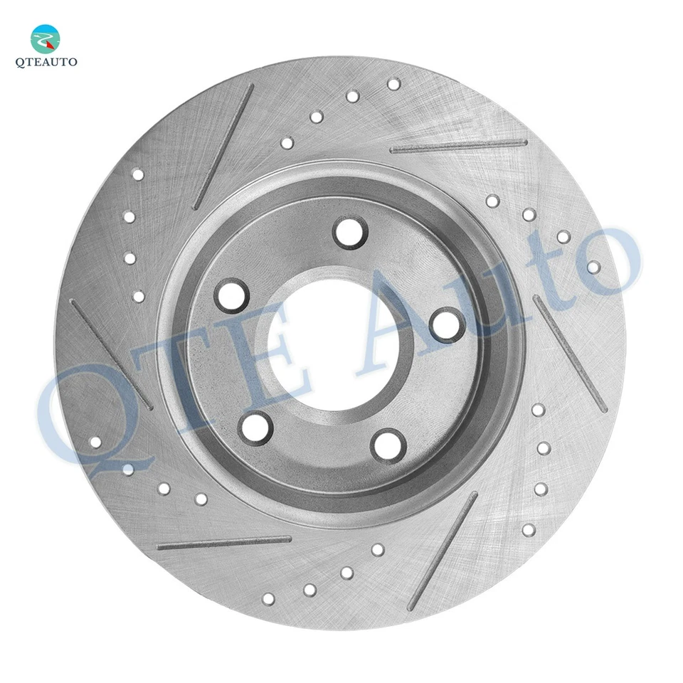 4 rotores de freno perforados delanteros 302-traseros 328 mm para Chrysler Town & Country 2015 2016 Foto 2 de 4