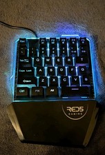 Red5 Gaming One Handed Mechanical Keyboard USB TESTED WORKING
