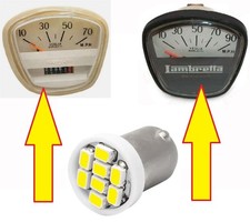 🇬🇧  Lambretta LED Upgrade Speedo Bulb Series 1 2 3 Li SX TV GP Serveta 12v 6v