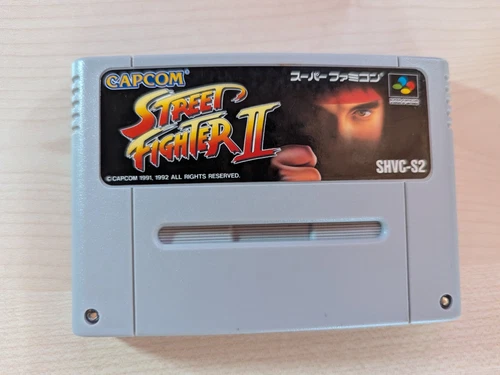 Nintendo Super Famicom Street Fighter II Japanese Tested