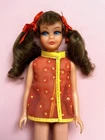 🤍 Barbie 🤍 1969 Vintage Twist N Turn Brunette Sausage Curl Skipper Doll #1105
