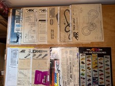 Lot 6 Of Aurora AFX Tomy Slot Car Ephemera Catalog Manual Layout Instructions