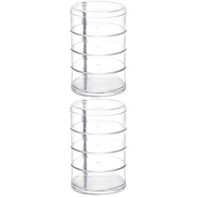  2 PCS Make-up Aufbewahrung Schminken Organizer Kosmetikspeicherbehälter