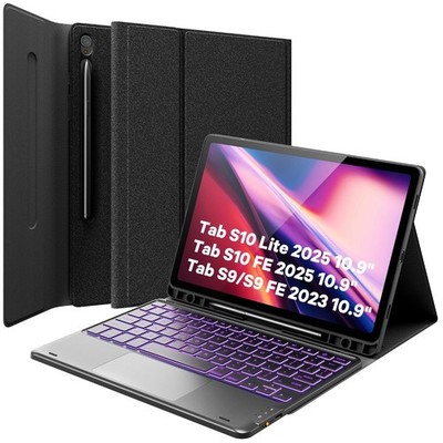 Backlit Keyboard with Pencil Holder for Galaxy Tab S10 Lite