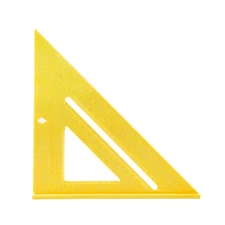 Speedlite 8 In. Yellow Speed Square, Rafter / Carpenter Square