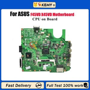 X45VD Laptop Motherboard For   VivoBook F45VD X45VD X45V Mainboard W/CPU *tn