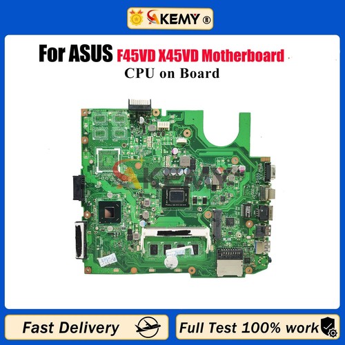 X45VD Laptop Motherboard For   VivoBook F45VD X45VD X45V Mainboard W/CPU *tn