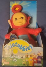 1998 Playskool Teletubbies Talking Po Red Plush Action Figure