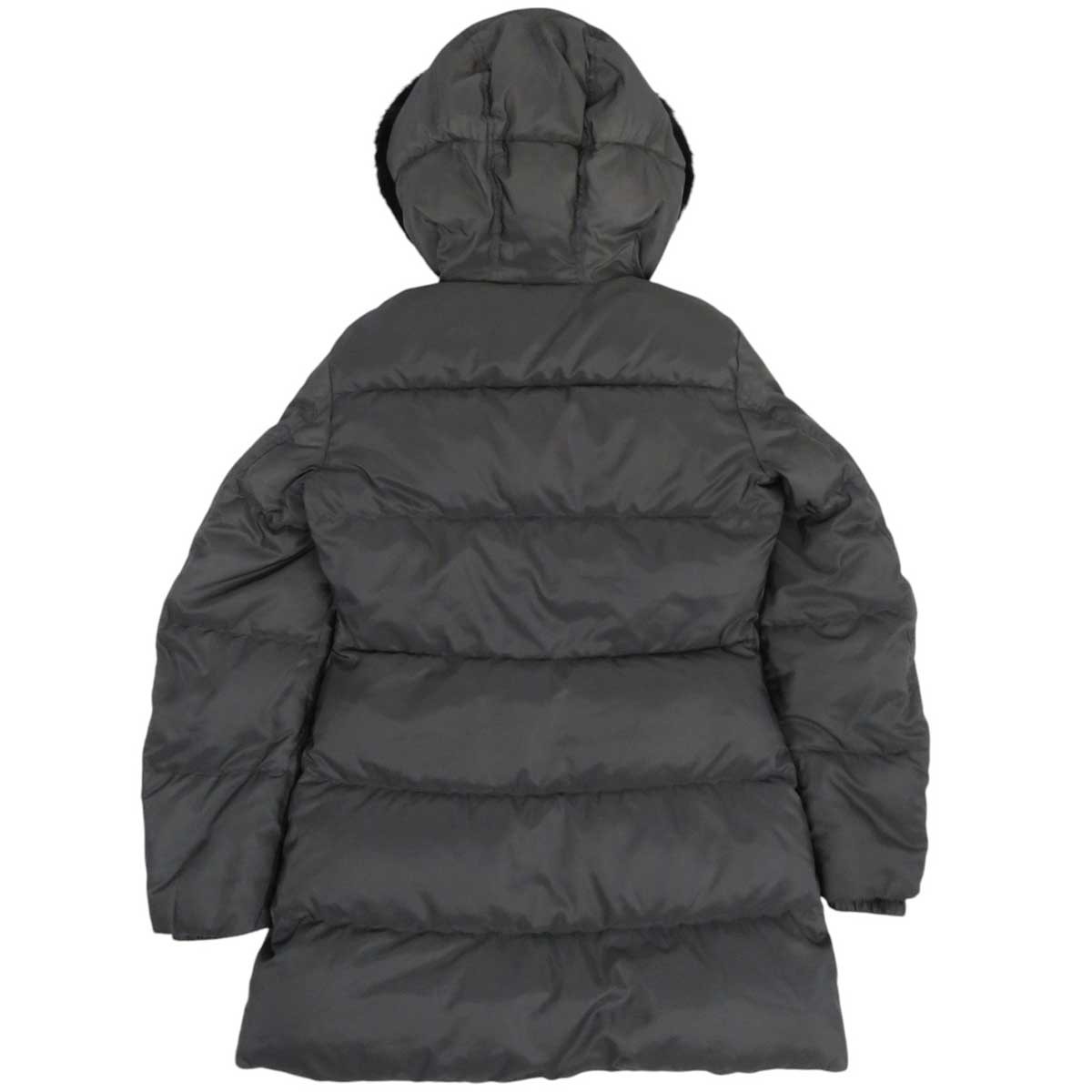 Prada Triangle Logo Nylon Down Jacket 29E117 R212… - image 2